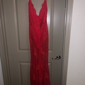 Red lace Dress